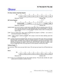 W79L548A25PL Datasheet Page 19