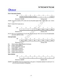 W79L548A25PL Datasheet Page 20