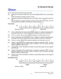 W79L549A25PL Datasheet Page 13