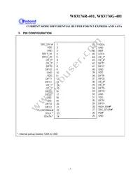 W83176G-401 Datasheet Page 5