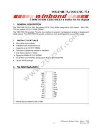 W83176G-732 Datasheet Page 4