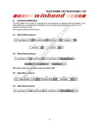 W83194BG-703 Datasheet Page 22