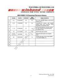 W83195BG-118 Datasheet Page 2