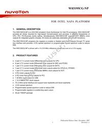 W83195CG-NP Datasheet Page 5