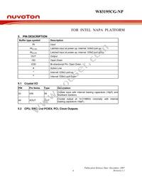 W83195CG-NP Datasheet Page 8