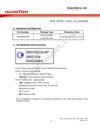 W83195CG-NP Datasheet Page 23