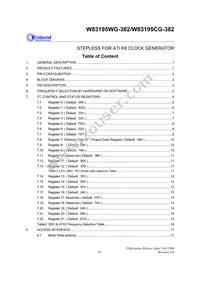 W83195WG-382 Datasheet Page 3