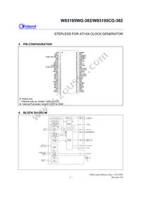 W83195WG-382 Datasheet Page 6