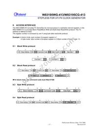 W83195WG-413 Datasheet Page 21