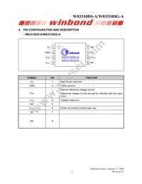 W83310DG-A Datasheet Page 5