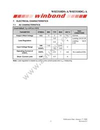 W83310DG-A Datasheet Page 8