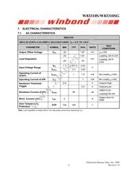 W83310SG TR Datasheet Page 8