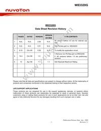 W83320G Datasheet Page 2