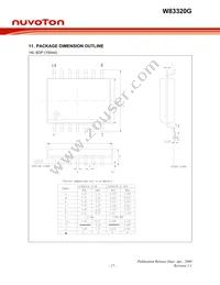 W83320G Datasheet Page 18