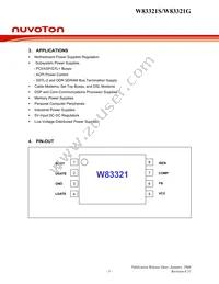 W83321G TR Datasheet Page 5
