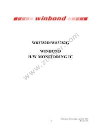 W83782G Cover