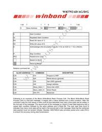W83792G Datasheet Page 20