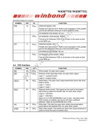 W83877TG Datasheet Page 20