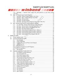 W83977ATG-AW Datasheet Page 5