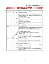 W83977ATG-AW Datasheet Page 20