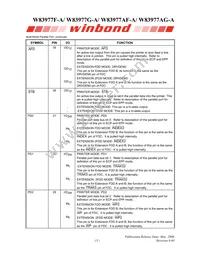 W83977G-A Datasheet Page 21