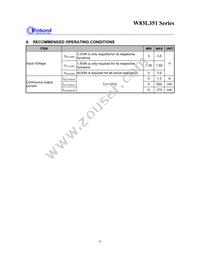 W83L351G Datasheet Page 11