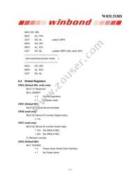 W83L518G Datasheet Page 14