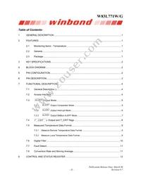 W83L771G Datasheet Page 3