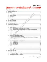 W83L784G Datasheet Page 3