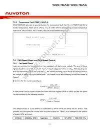 W83L786NG Datasheet Page 17