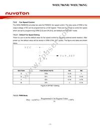 W83L786NG Datasheet Page 19