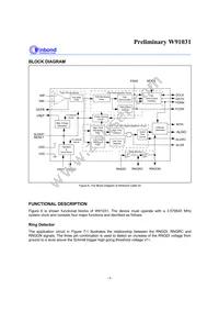 W91031SG T&R Datasheet Page 6