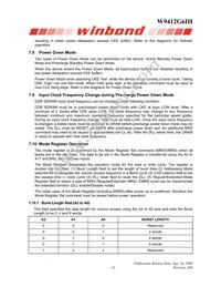 W9412G6IH-5 Datasheet Page 14