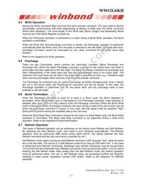 W9412G6KH-4 Datasheet Page 13