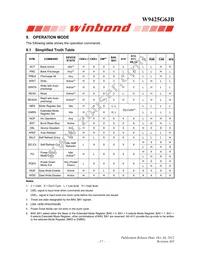 W9425G6JB-5I Datasheet Page 17