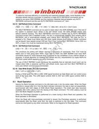 W9425G6KH-4 Datasheet Page 12