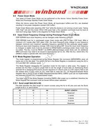 W9425G6KH-4 Datasheet Page 14