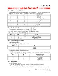 W9464G6JH-5I Datasheet Page 16