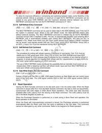 W9464G6KH-4 Datasheet Page 12