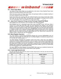 W9464G6KH-4 Datasheet Page 14