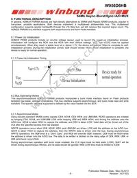 W956D6HBCX7I TR Datasheet Page 9