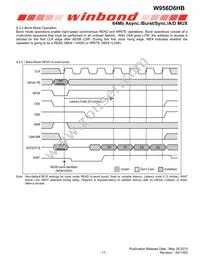 W956D6HBCX7I TR Datasheet Page 11