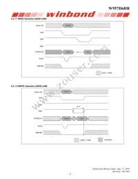 W957D6HBCX7I TR Datasheet Page 9