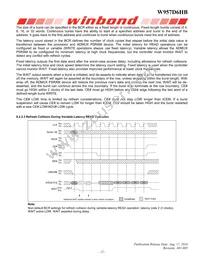 W957D6HBCX7I TR Datasheet Page 12