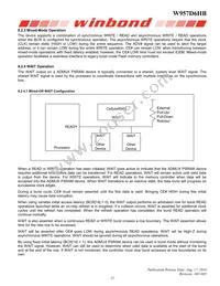 W957D6HBCX7I TR Datasheet Page 13