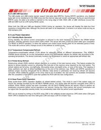 W957D6HBCX7I TR Datasheet Page 14