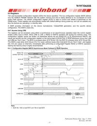 W957D6HBCX7I TR Datasheet Page 15