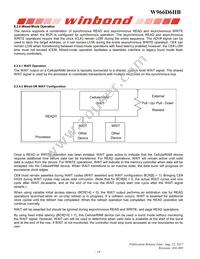 W966D6HBGX7I Datasheet Page 16