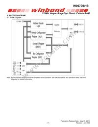 W967D6HBGX7I TR Datasheet Page 8