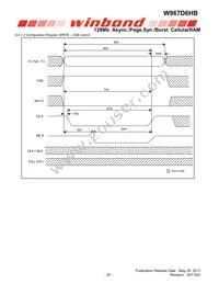 W967D6HBGX7I TR Datasheet Page 20